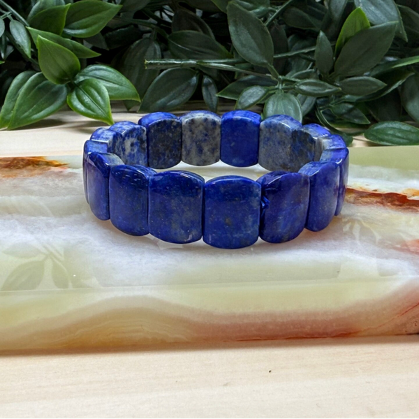 Lapis lazuli armband / soft bangle