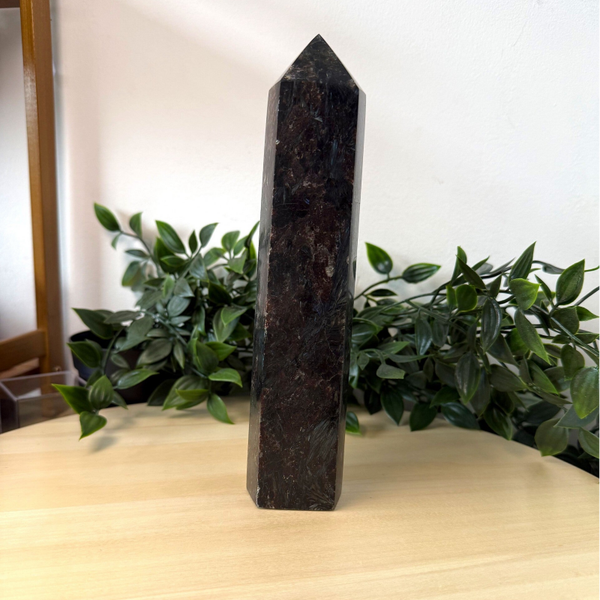 Arfvedsoniet / astrofylliet toren / obelisk