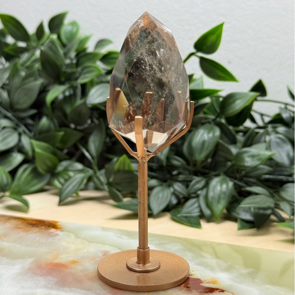 Citrien diamant met houder 2