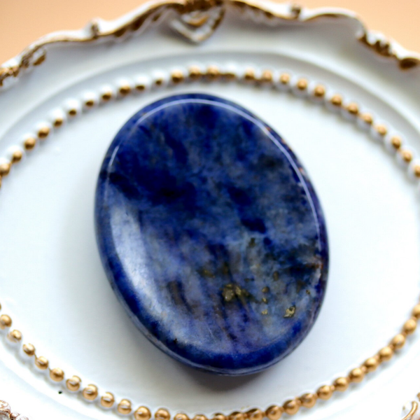 Lapis lazuli duimsteen / worry stone