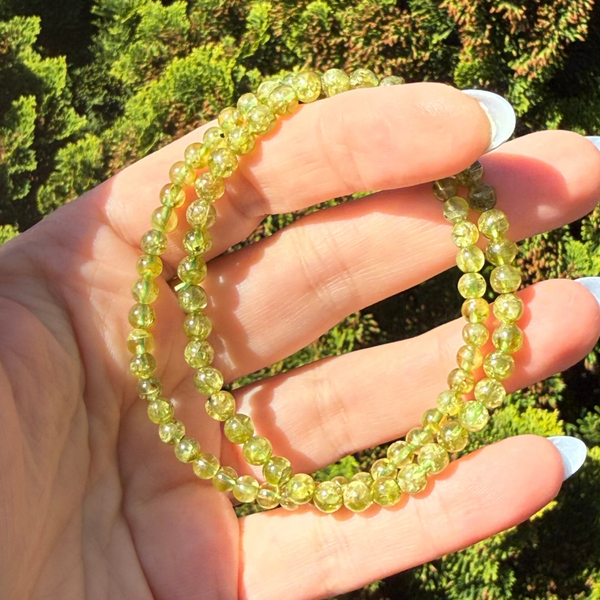 Peridot armband 6 mm