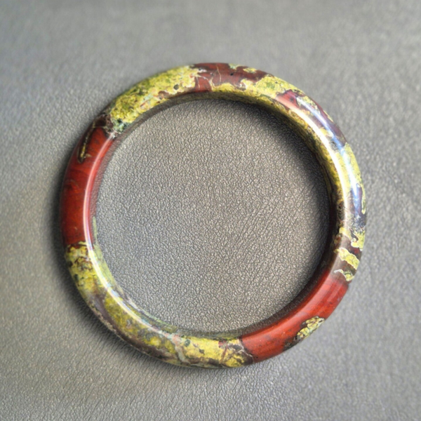 Drakenbloed jaspis hard bangle (64.1 mm)