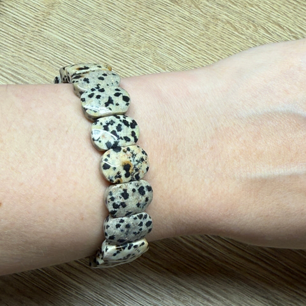 Dalmatiër jaspis soft bangle