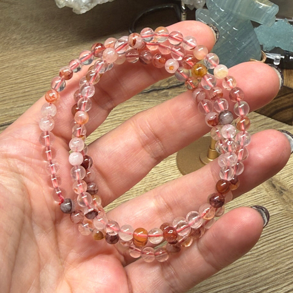 Hematiet kwarts armband 4 mm