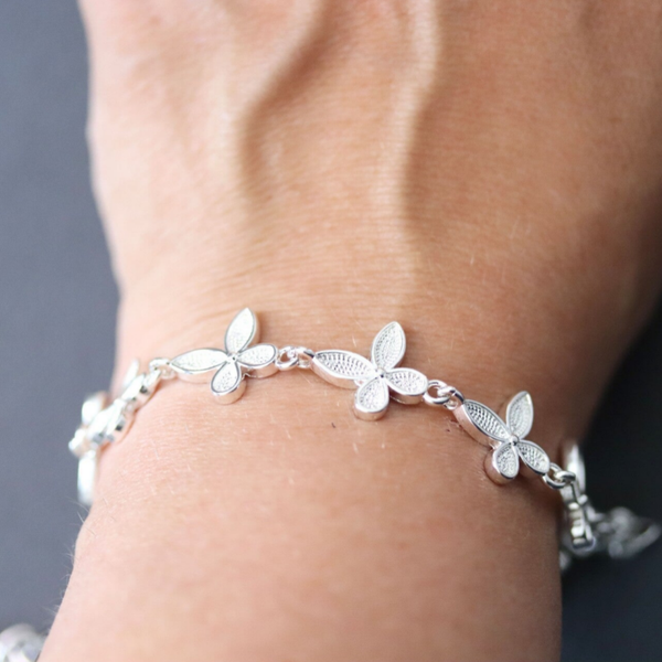 Vlinder armband zilver S999
