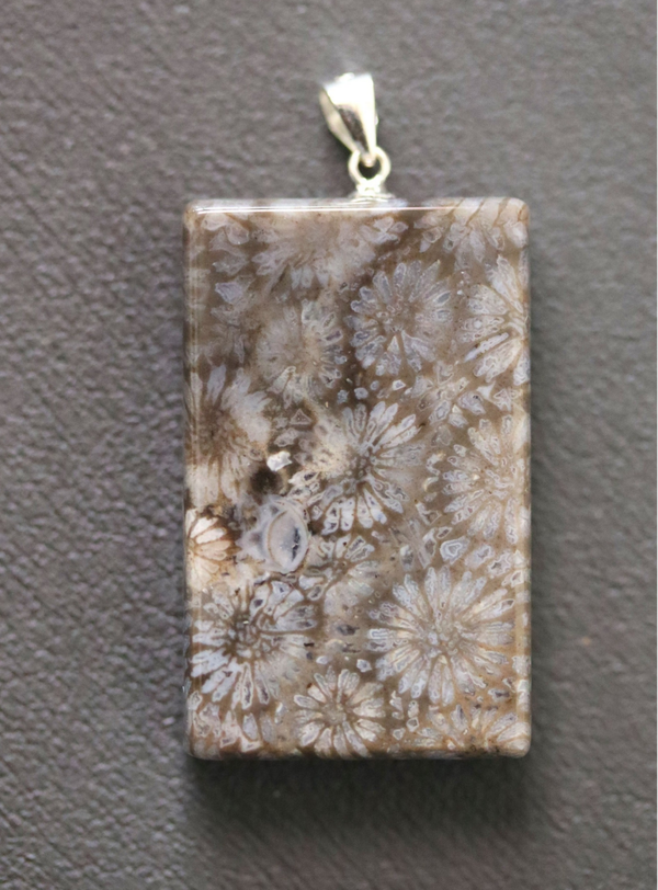 Fossiel koraal hanger 2