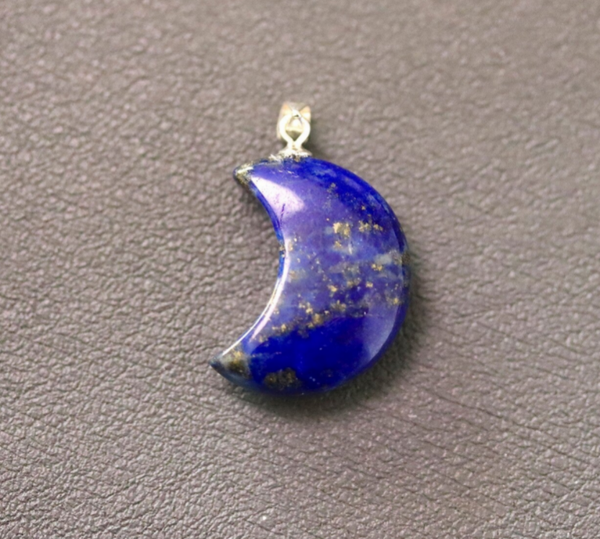 Lapis lazuli hanger maan 1