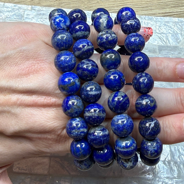 Lapis lazuli armband 12 mm