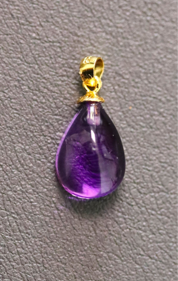 Amethist hanger druppel