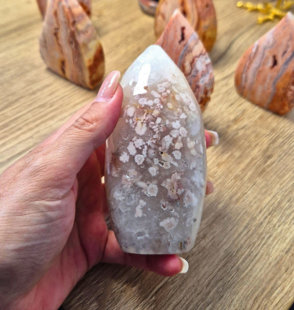 Roze Amethist Druzy Sculptuur – Free-form 11 cm