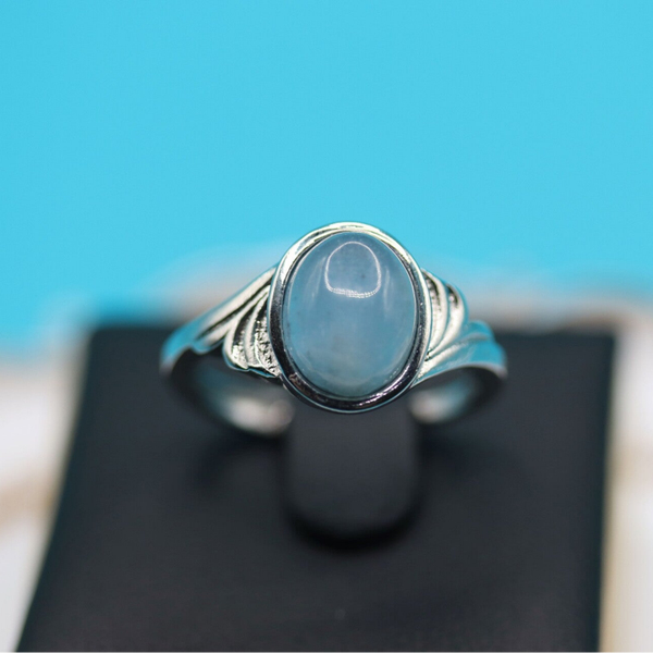 Aquamarijn ring V1