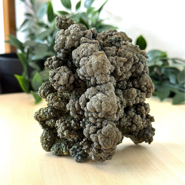 Hematiet Roos Cluster – Natuurlijke Sculptuur uit Hezhang