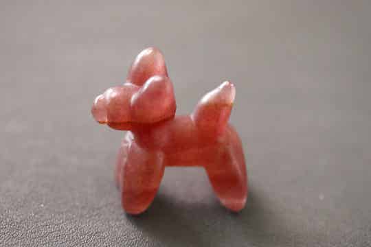 Aarbeienkwarts balloon dog