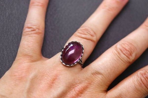 Amethist ring zilver S925 (3)