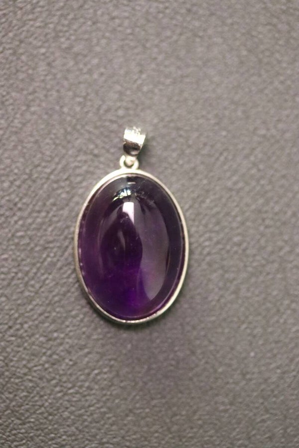Amethist hanger Sterling zilver S925 (1)