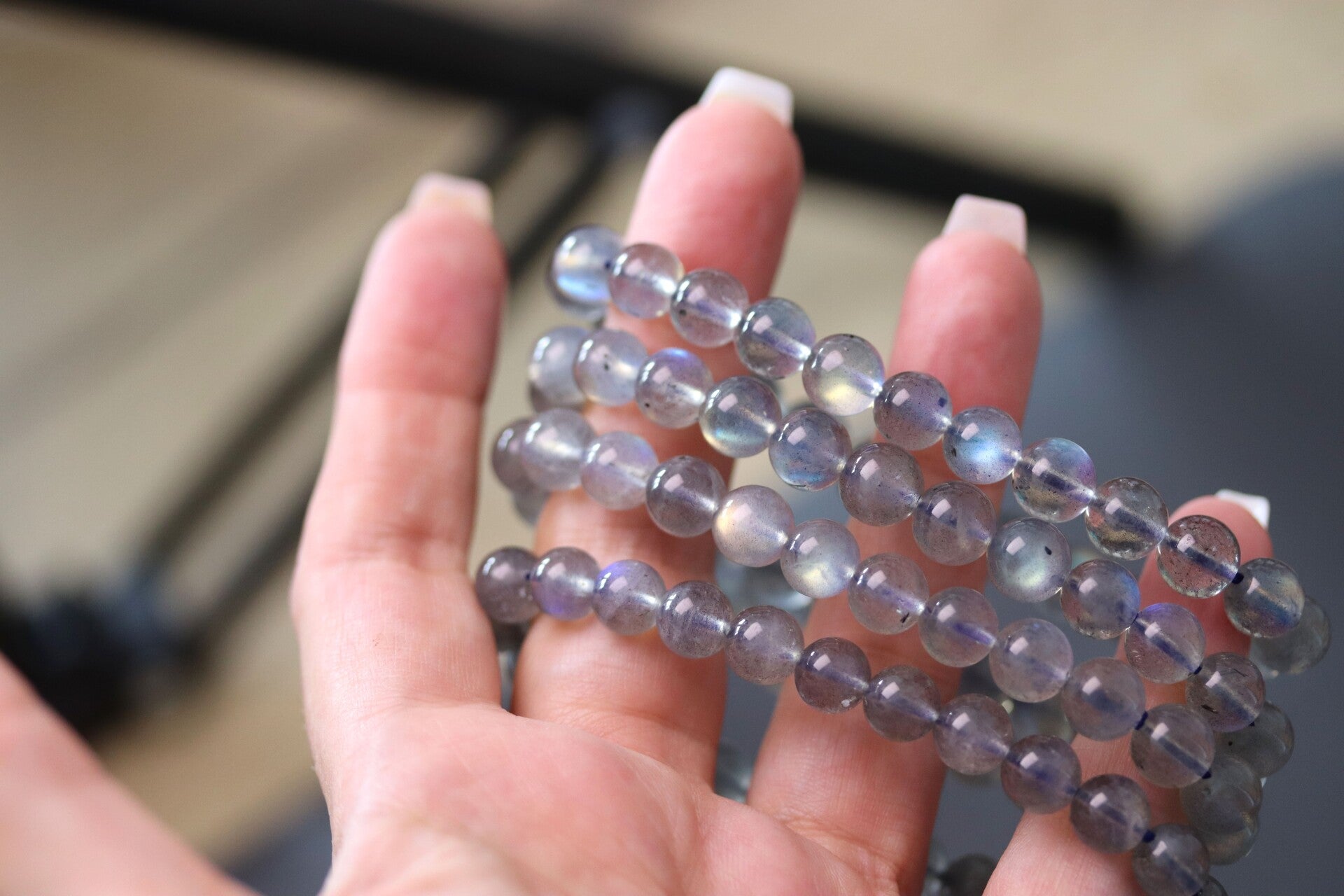 Labradoriet armband 8 mm