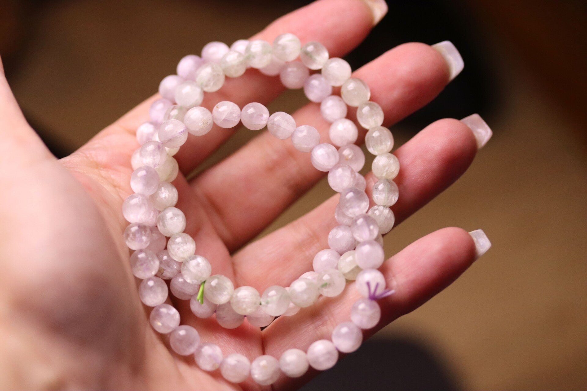 Kunziet armband 7 mm licht (3)