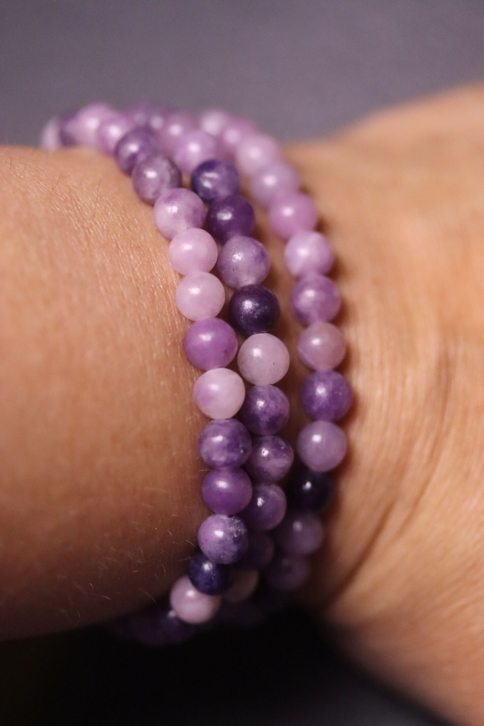 Lepidoliet armband 6 mm