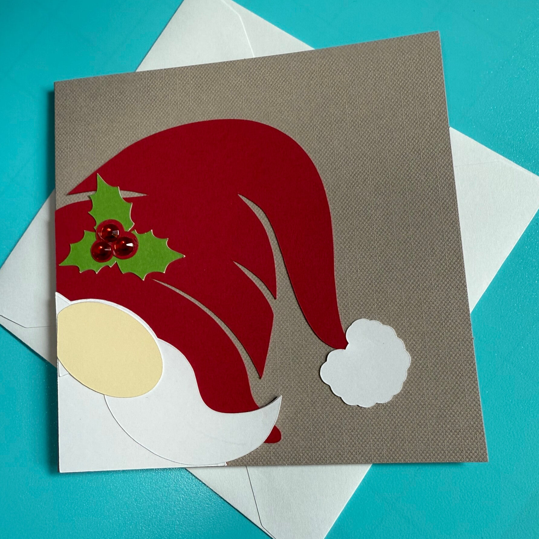 Christmas Card - "Peek-a-boo Gnome"