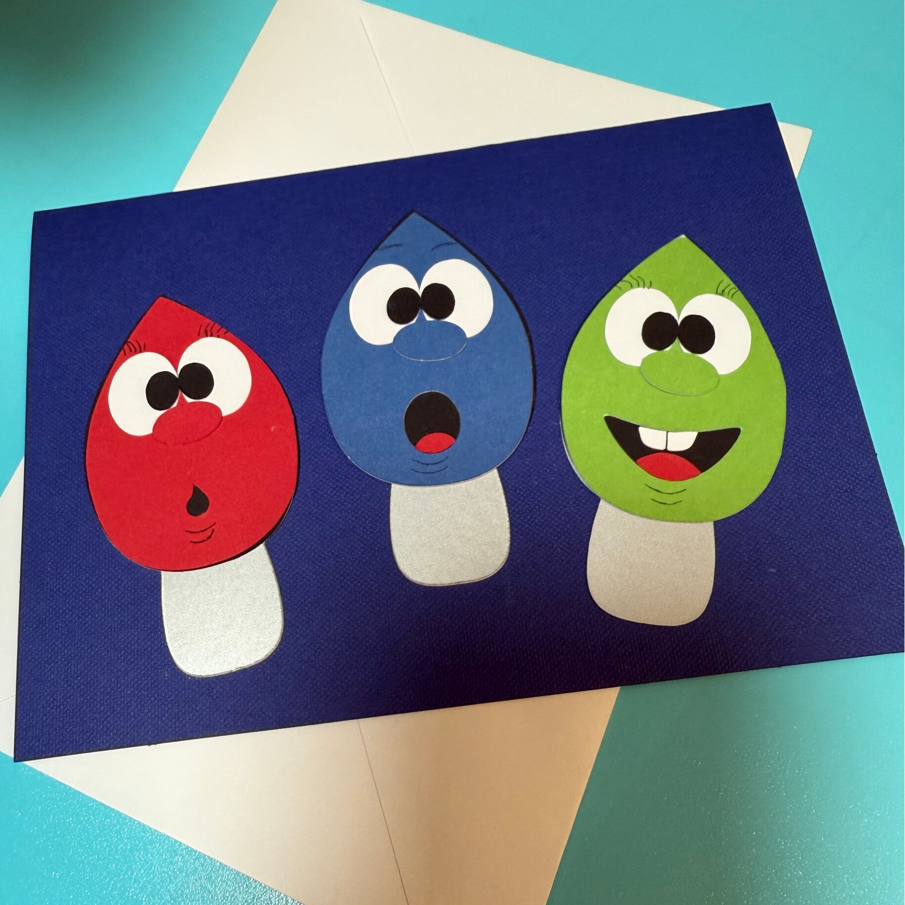 Christmas Card - "Carolling Lights"