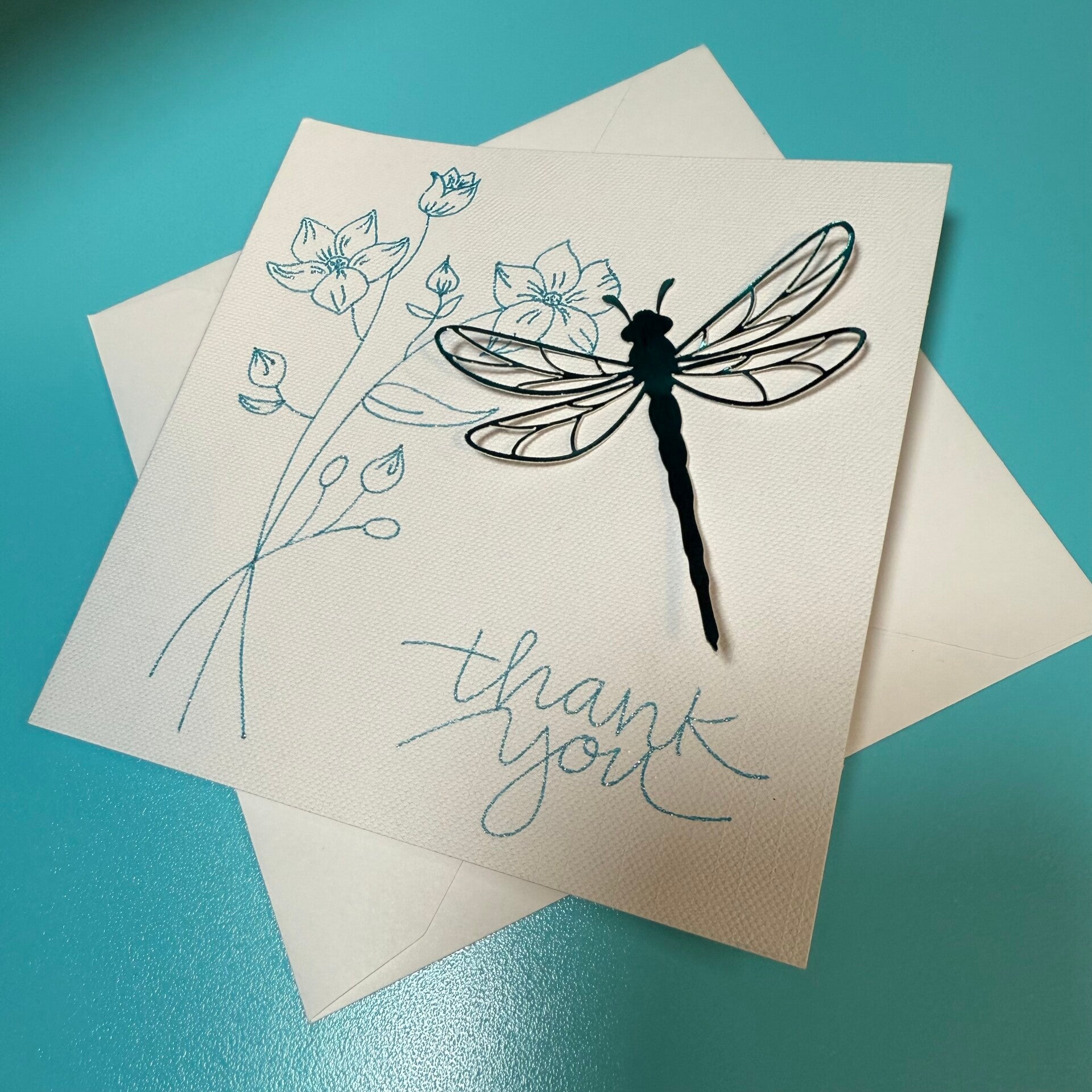 Thank You Card - Dragon Fly