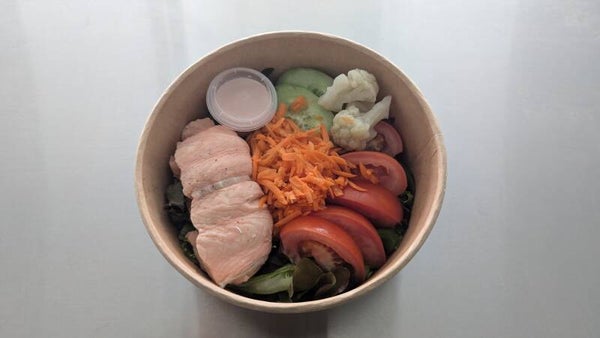 koude schotel met zalm