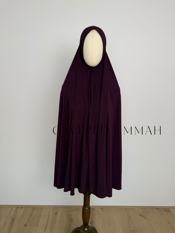 Premium Jersey Khimaar 'Plum'