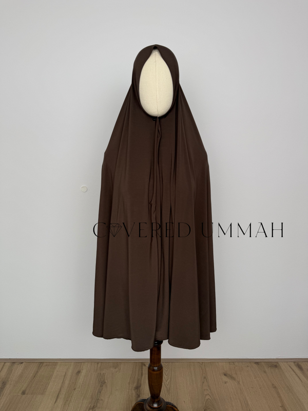 Premium Jersey Khimaar 'Brown'