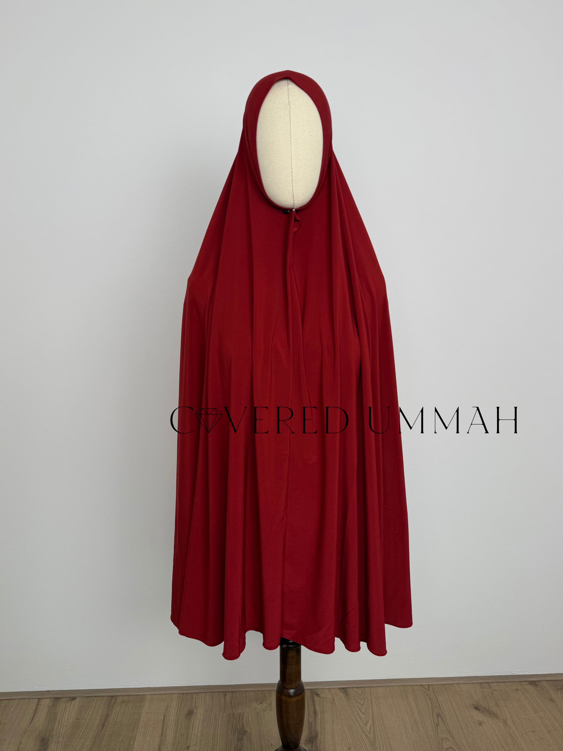 Premium Jersey Khimaar 'Bordeaux'