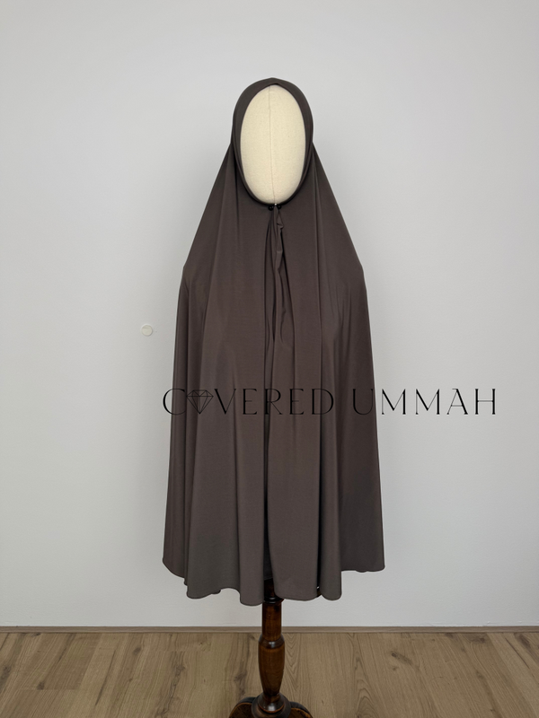 Premium Jersey Khimaar 'Chocolate'