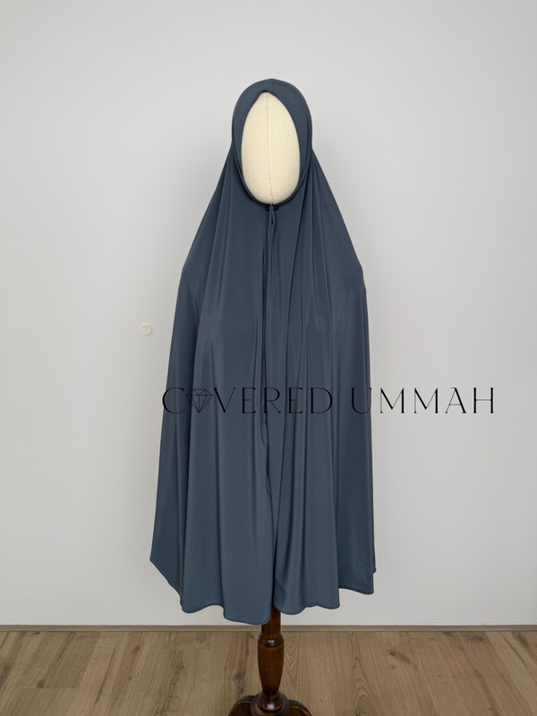 Premium Jersey Khimaar 'Bluish Grey'