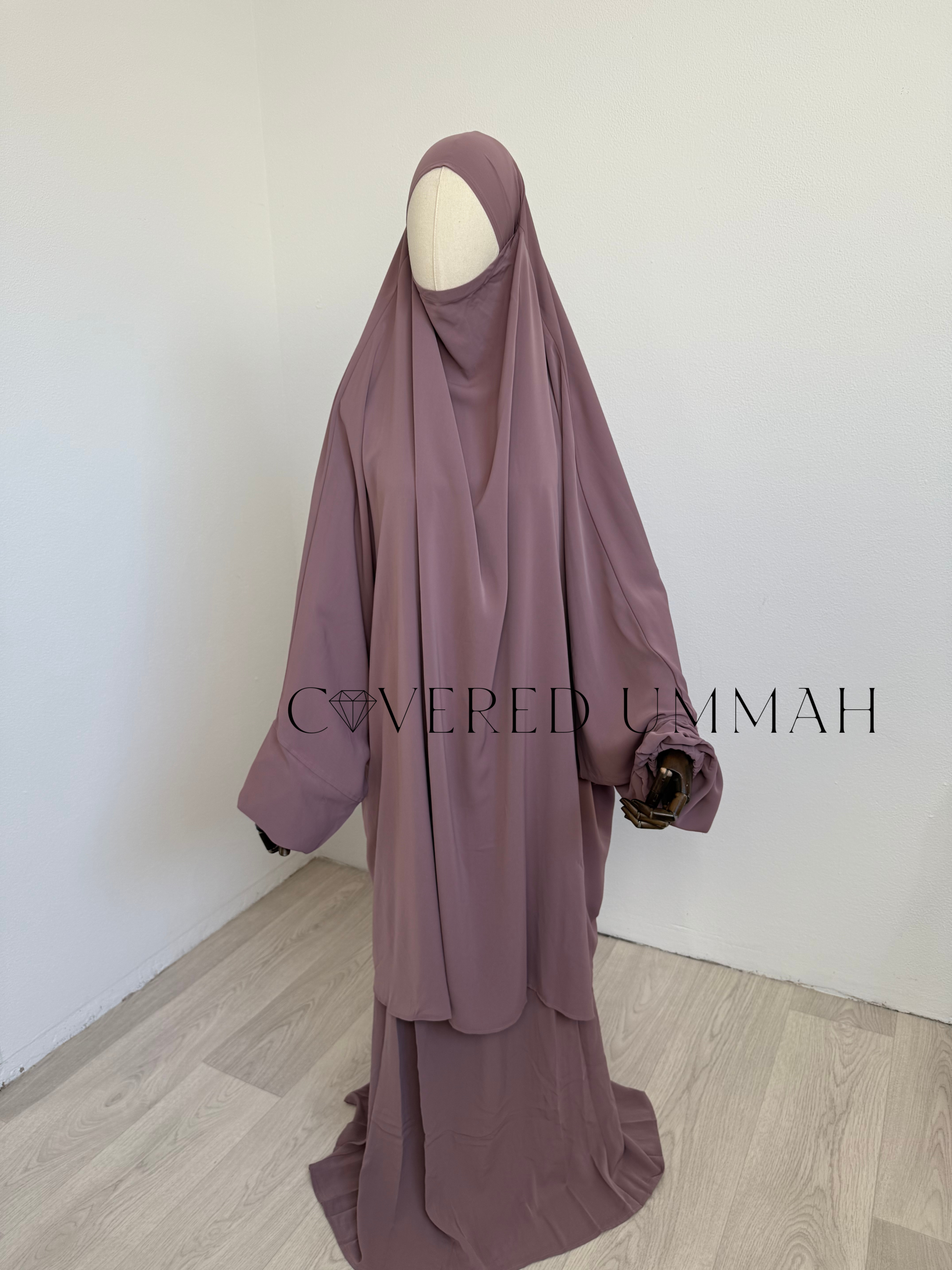 Jilbaab Medina Silk ‘Mauve’