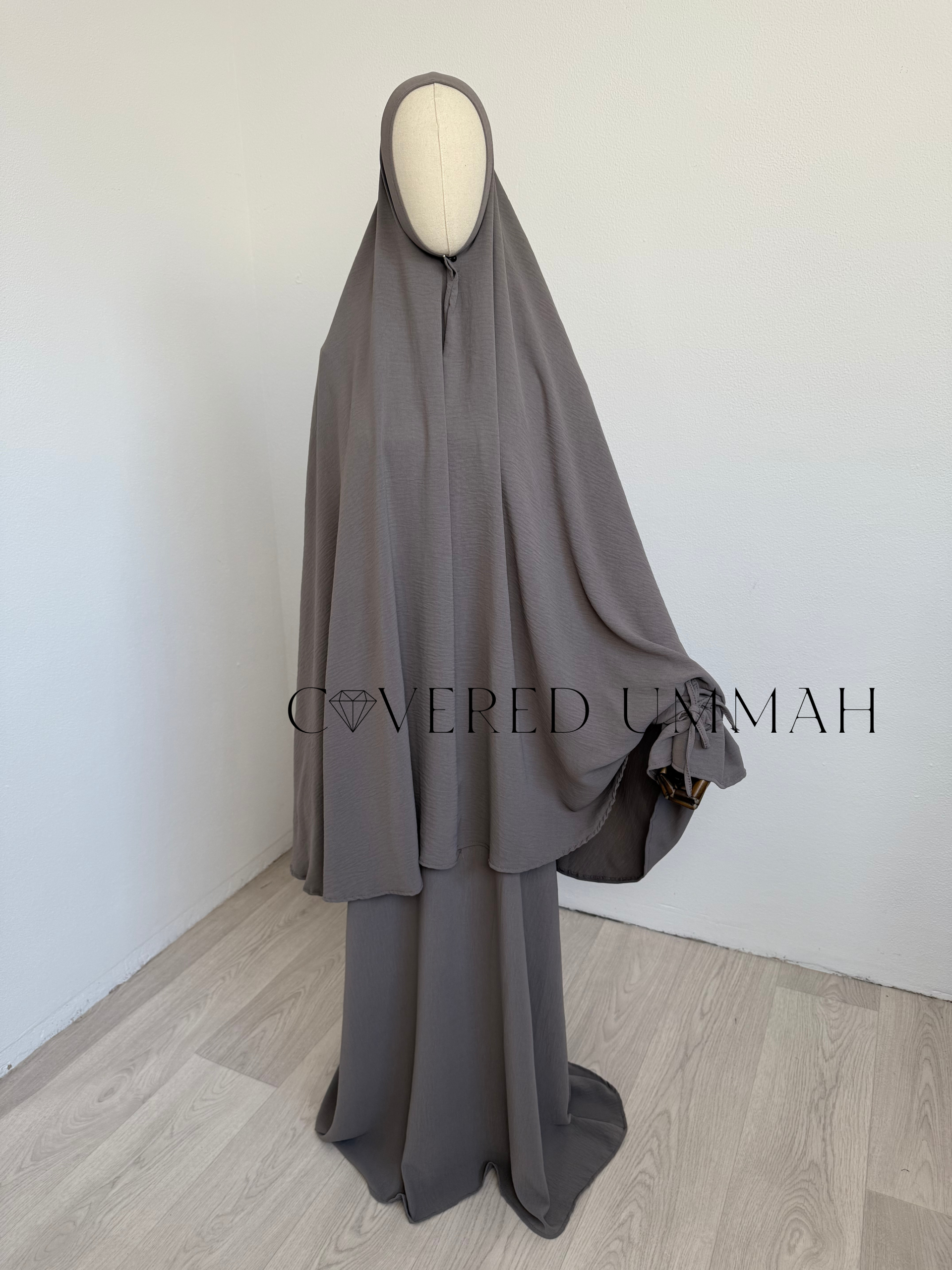 Jazz Abaya & Khimaar Set ‘Taupe’