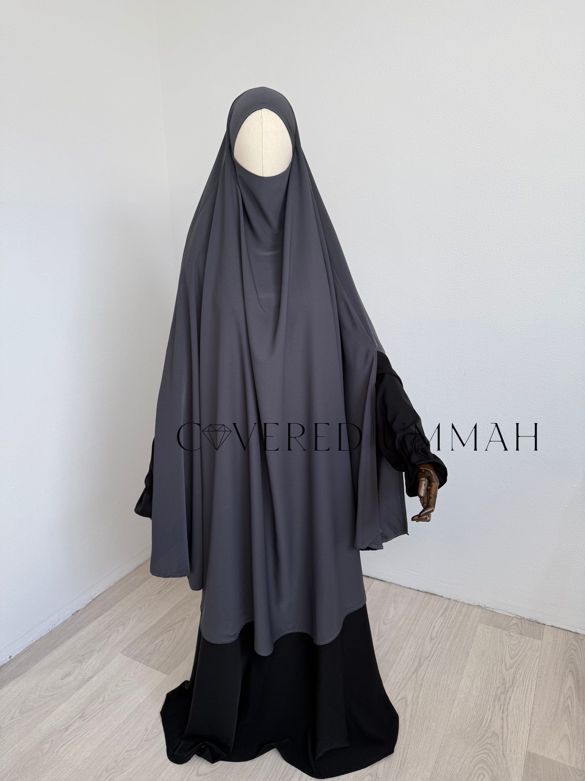 Knie Khimaar Hafsa ‘Dark Grey’