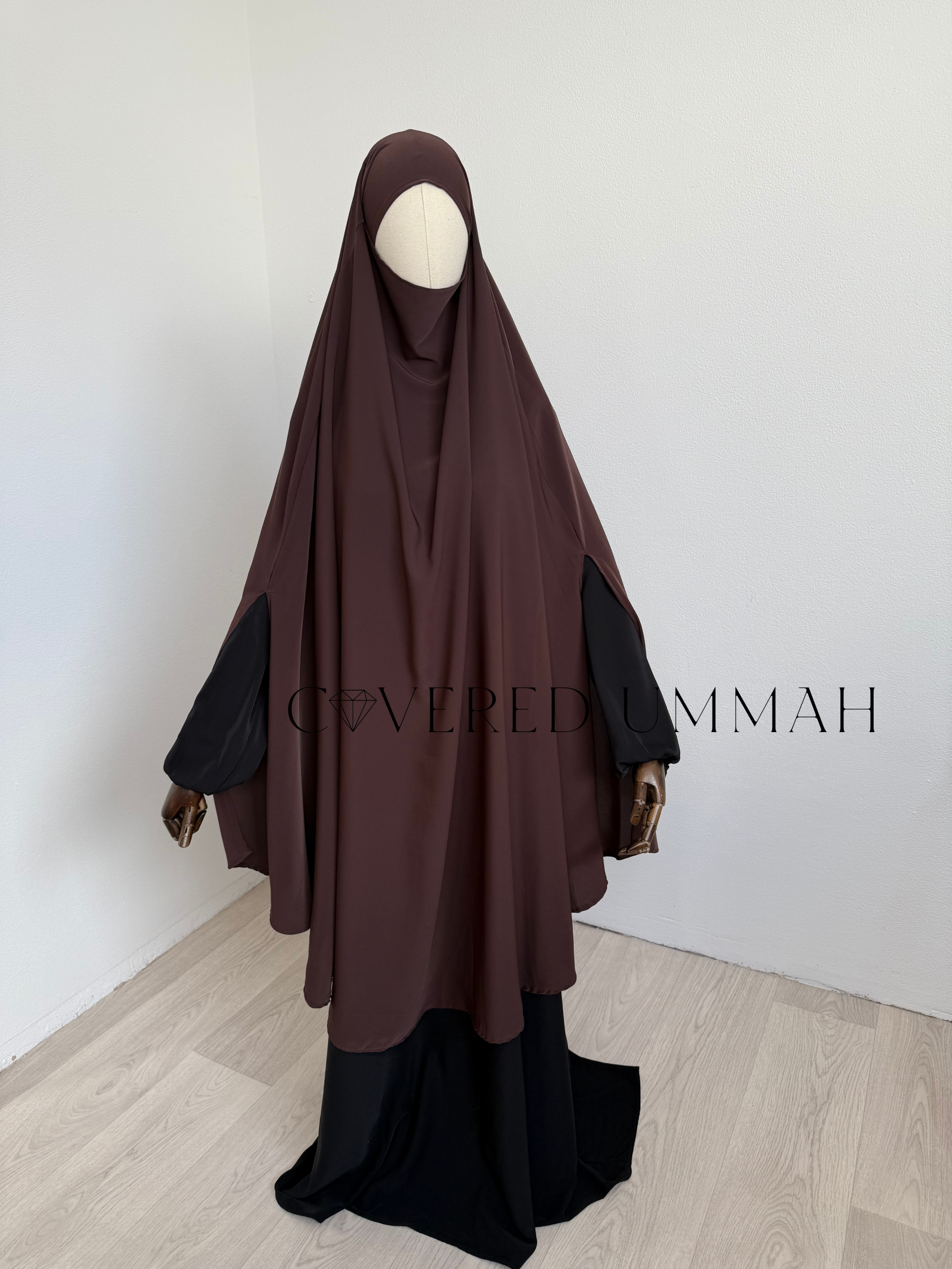 Knie Khimaar Hafsa ‘Dark Brown’