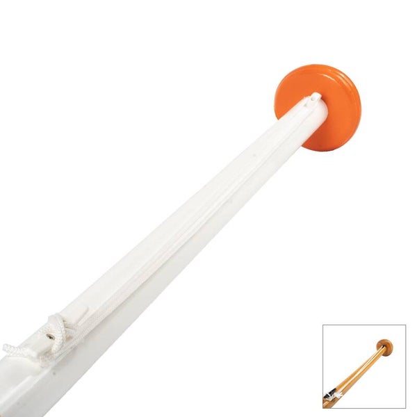 Houten vlaggenmast conisch met ronde voet (4-9 meter)