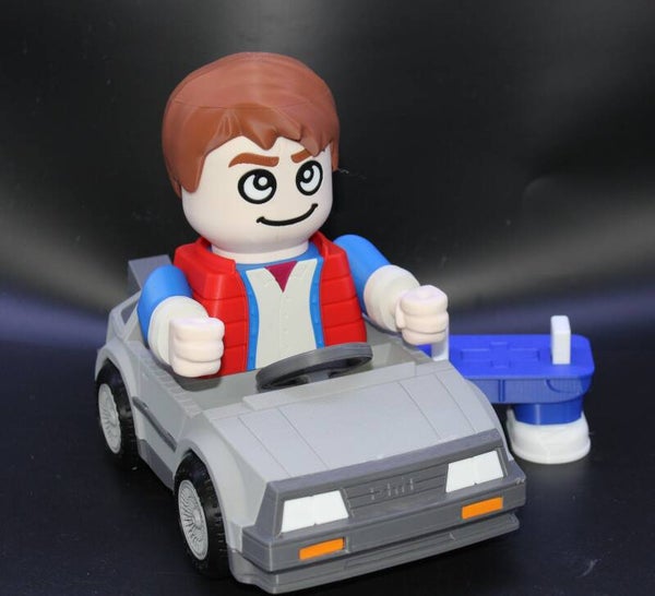 Marty and Delorian