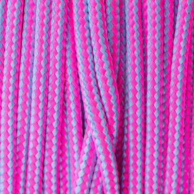 Neon Pink &amp; Baby Blue Stripes