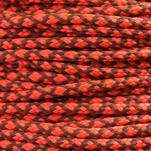 Chocolat Brown &amp; Neon Orange Diamonds 