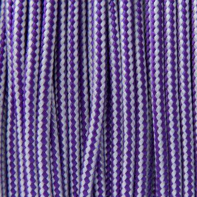 Acid Purple &amp; Silver Grey Stripes