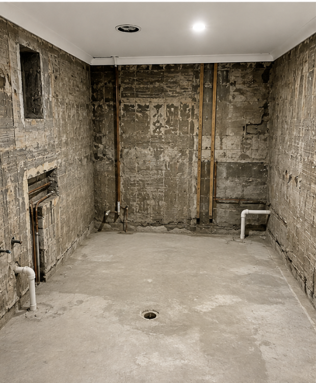 Bathroom strip out