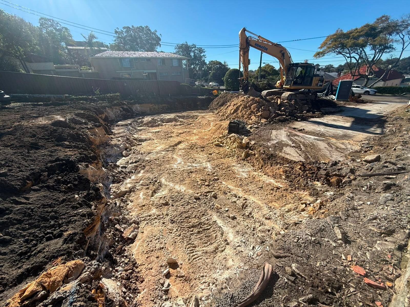 Apex Group Co excavation works