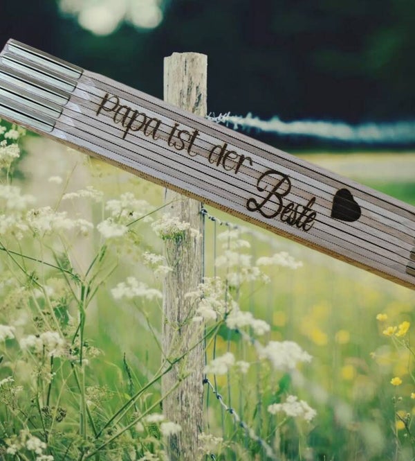 Glkedermaßstab mit Gravir