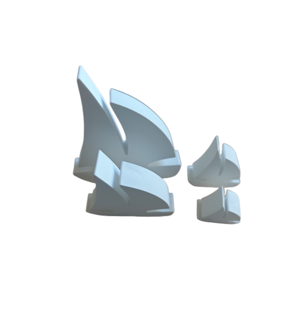 4er Set Segelschiffe