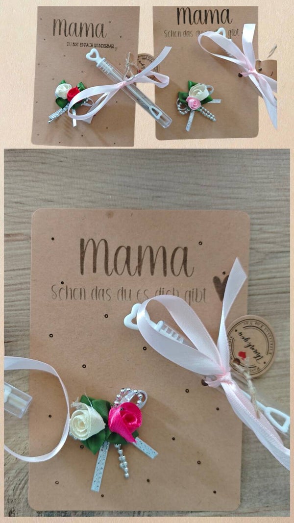 Karten mit Reagenzglas