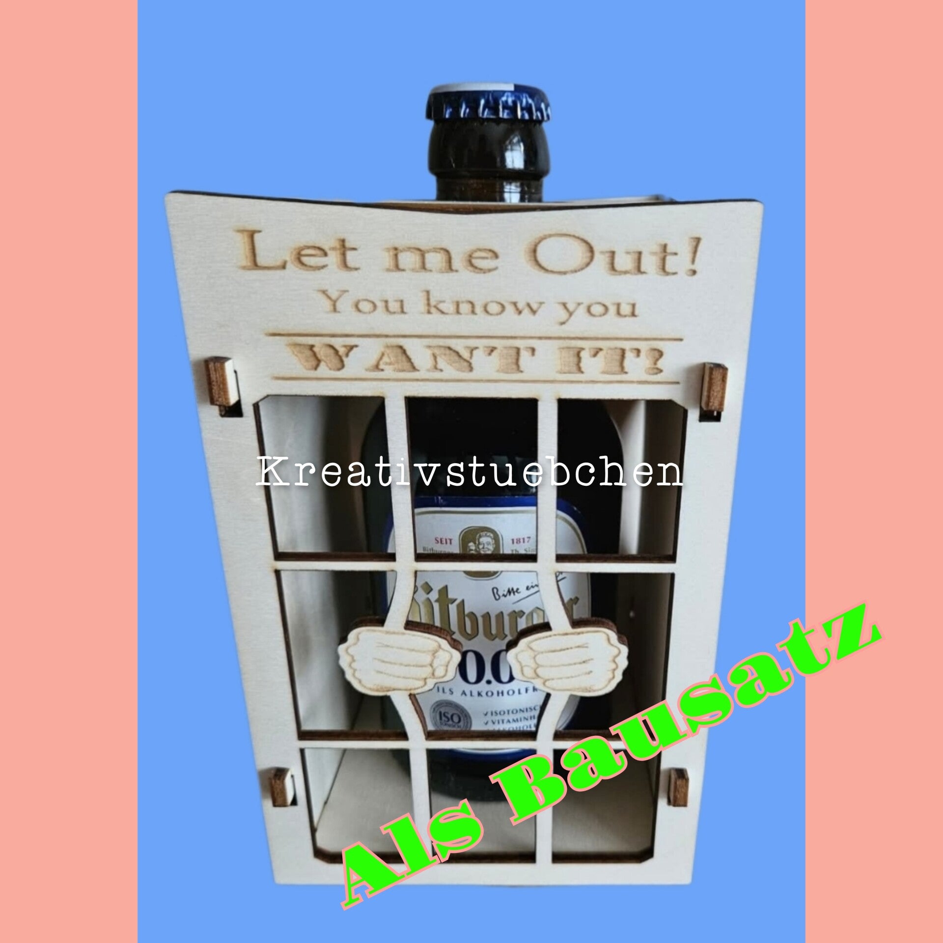 Flaschenbox Gefängnismotiv