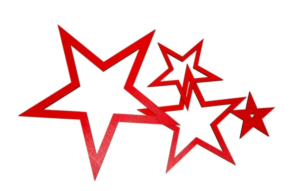 Weihnachts Stern Set