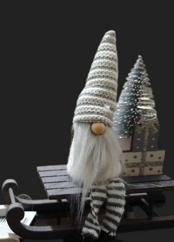 Wichtel auf Schlitten Set 2stck