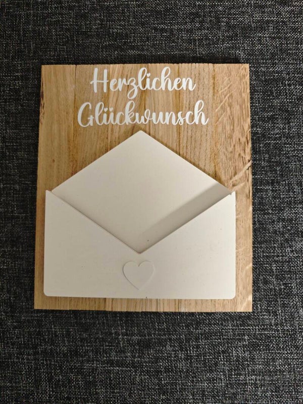 Briefumschlag mit Einsteckfach