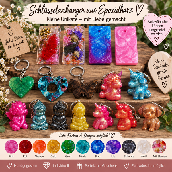 Schlüsselanhänger Budda/ Engel / Fee / Einhorn